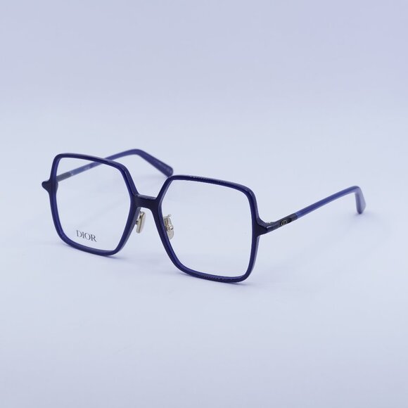 🕶️ New Dior MINI CD O S7F 7400 Eyeglasses - Shiny Blue Frame